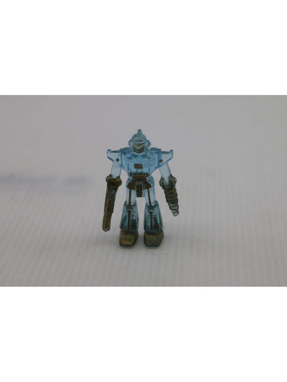 Soma Robot Warriors Blue Transparent Sonic Rangers Figures 2" tall PVC 1990s